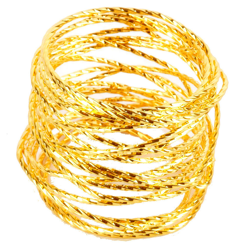 Изображение товара Кольцо для салфеток Nouvelle Home Вокруг света золото 1 шт стильный аксессуар для сервировки стола