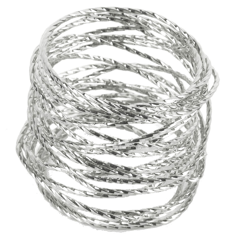 Изображение товара Кольцо для салфеток Nouvelle Home Вокруг света серебро аксессуар сервировки