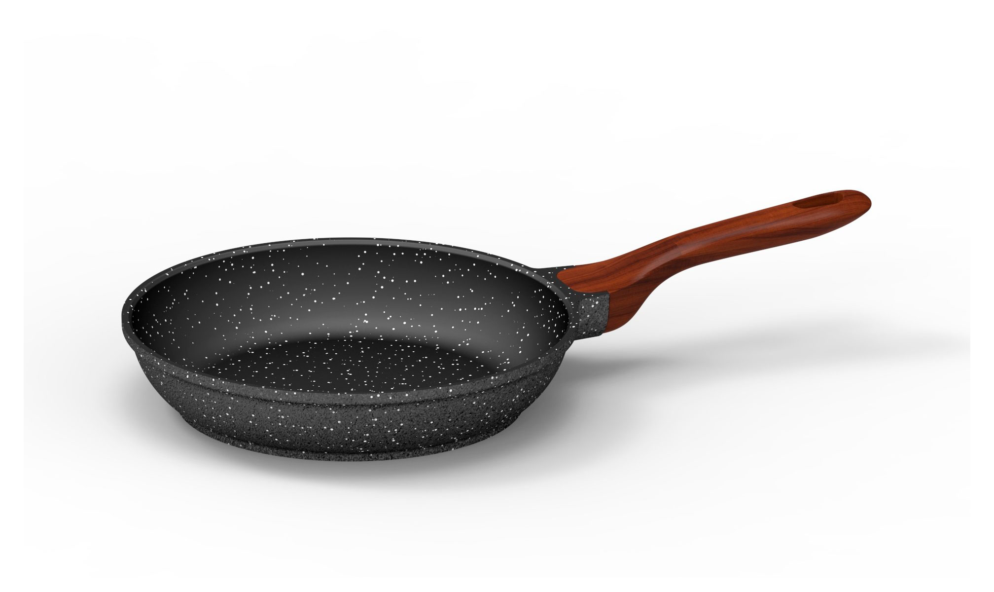 Изображение товара Сковорода Actuel Black Wood 28 см с антипригарным покрытием для газовых электрических и индукционны