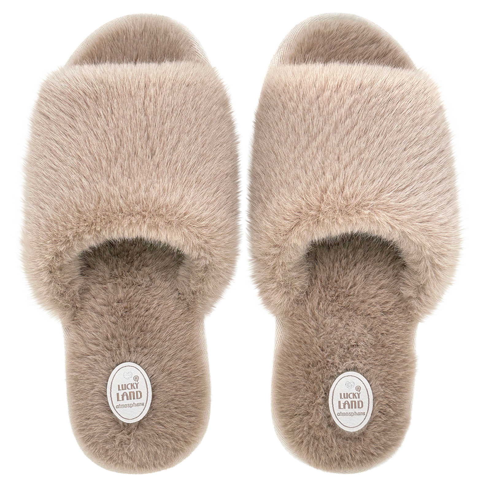 

Тапочки женские LuckyLand открытый нос р 36-41, 1 пара в ассортименте