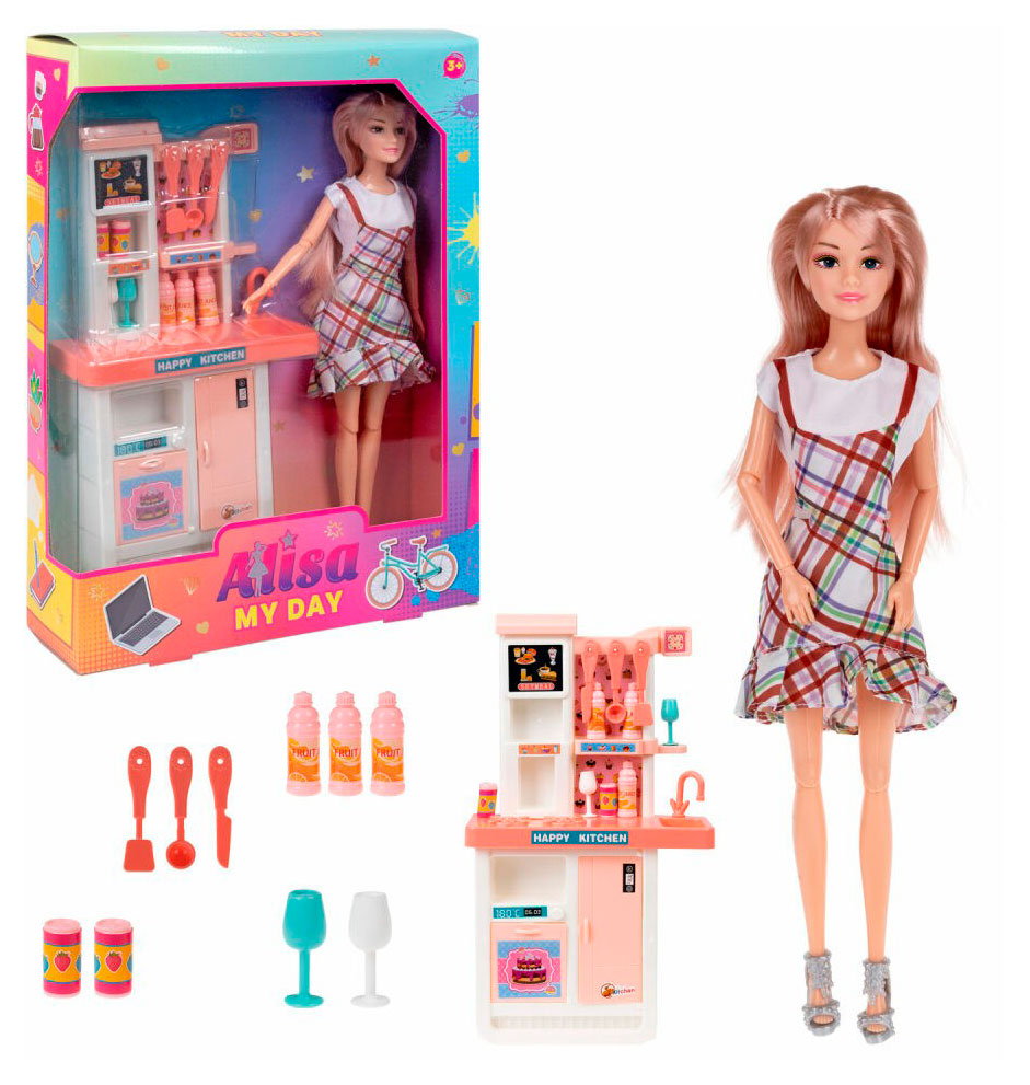 Изображение товара Кукла 1TOY Alisa My Day с кулинарным набором высота 29 см для девочек