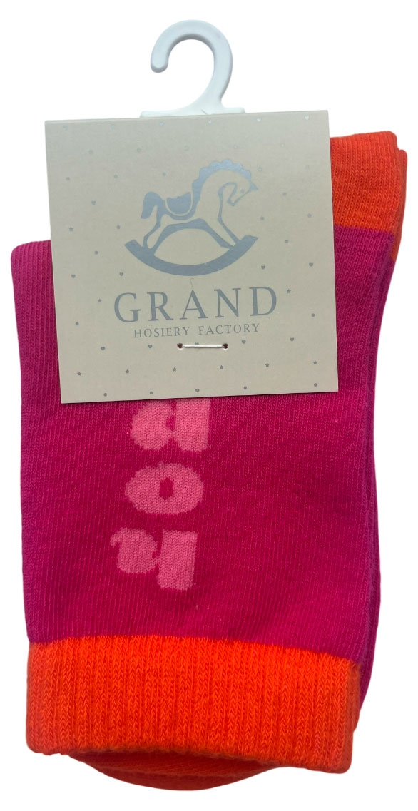 Изображение товара Детские носки ТОП Hope 20-22 розовые для мальчиков и девочек