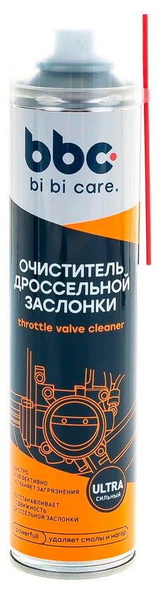 Изображение товара Очиститель дроссельной заслонки bi bi care 400 мл эффективное средство для чистки