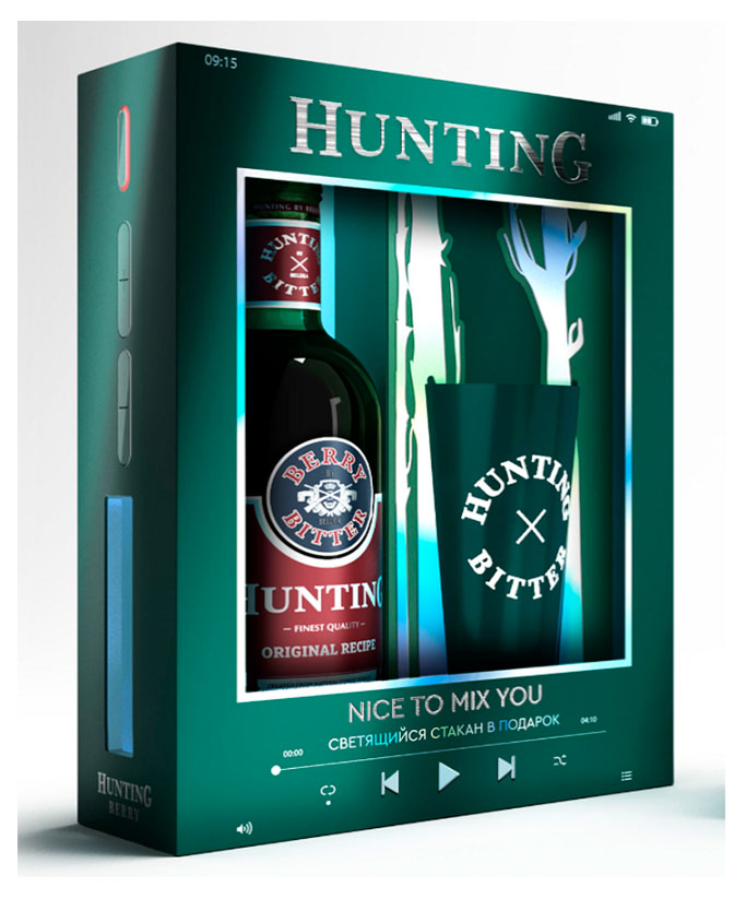 Изображение товара Ликер BELUGA Hunting Berry Россия, 0,7 + стакан 420 мл