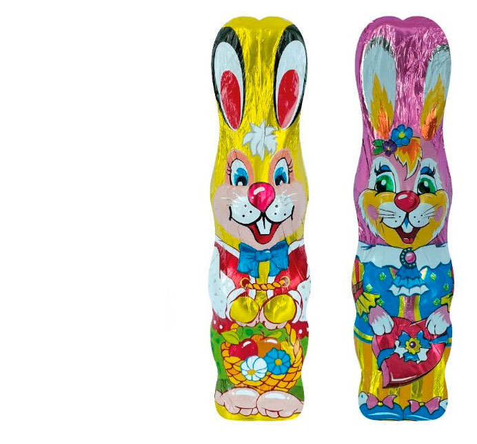 

Шоколад фигурный Шоколадный Мир Кролик 60 г, 1 шт в ассортименте