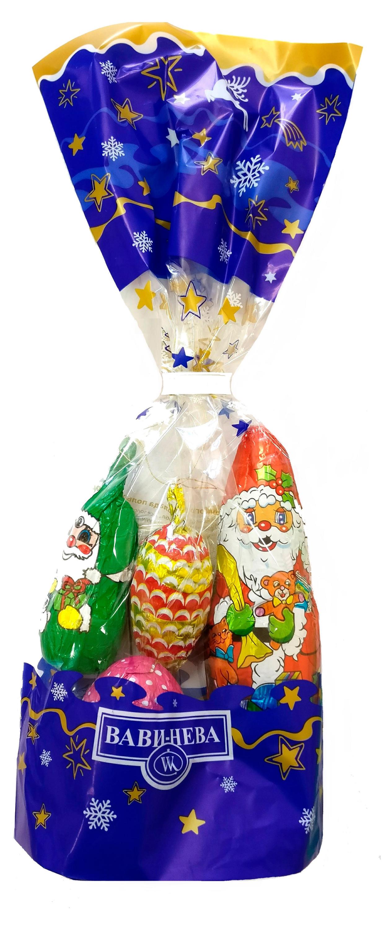 

Подарок новогодний сладкий Вави Нева Набор фигурок из молочного шоколада, 100 г