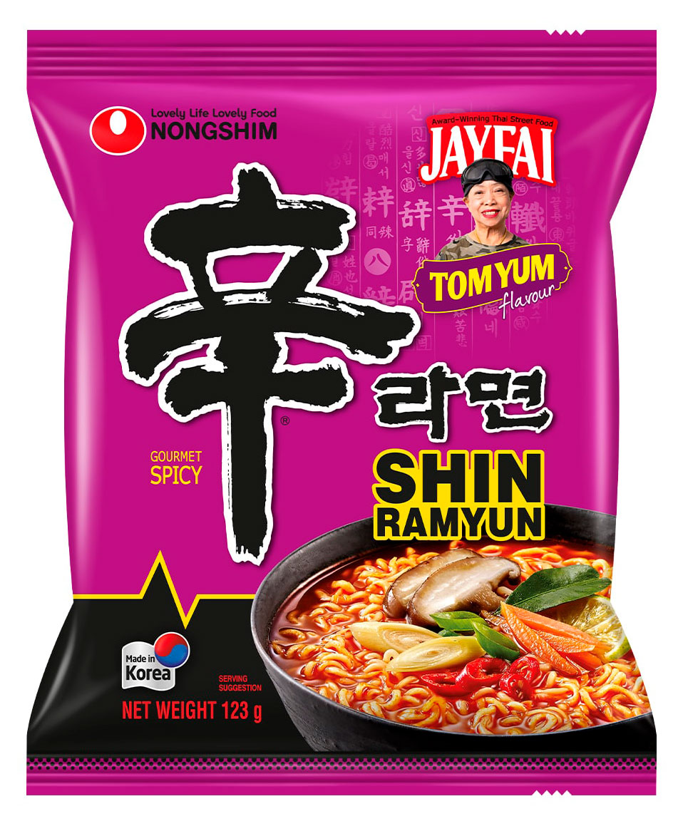 Изображение товара Лапша быстрого приготовления Nongshim Шин Рамен Том Ям 123 г