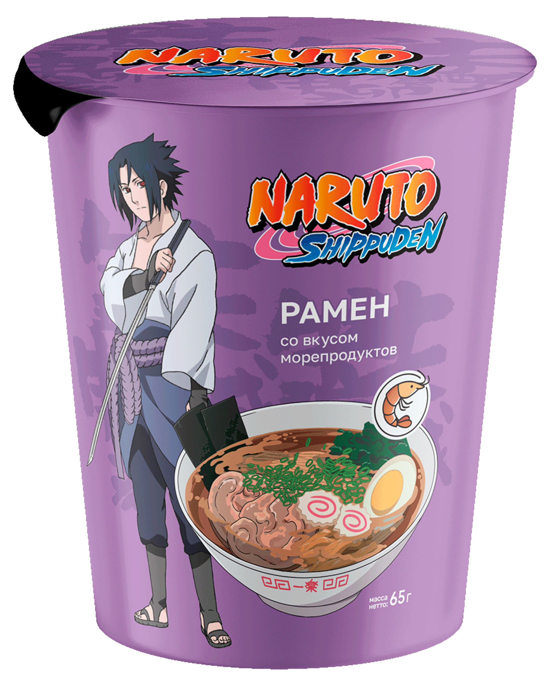 Изображение товара Лапша быстрого приготовления Naruto со вкусом морепродуктов 65 г