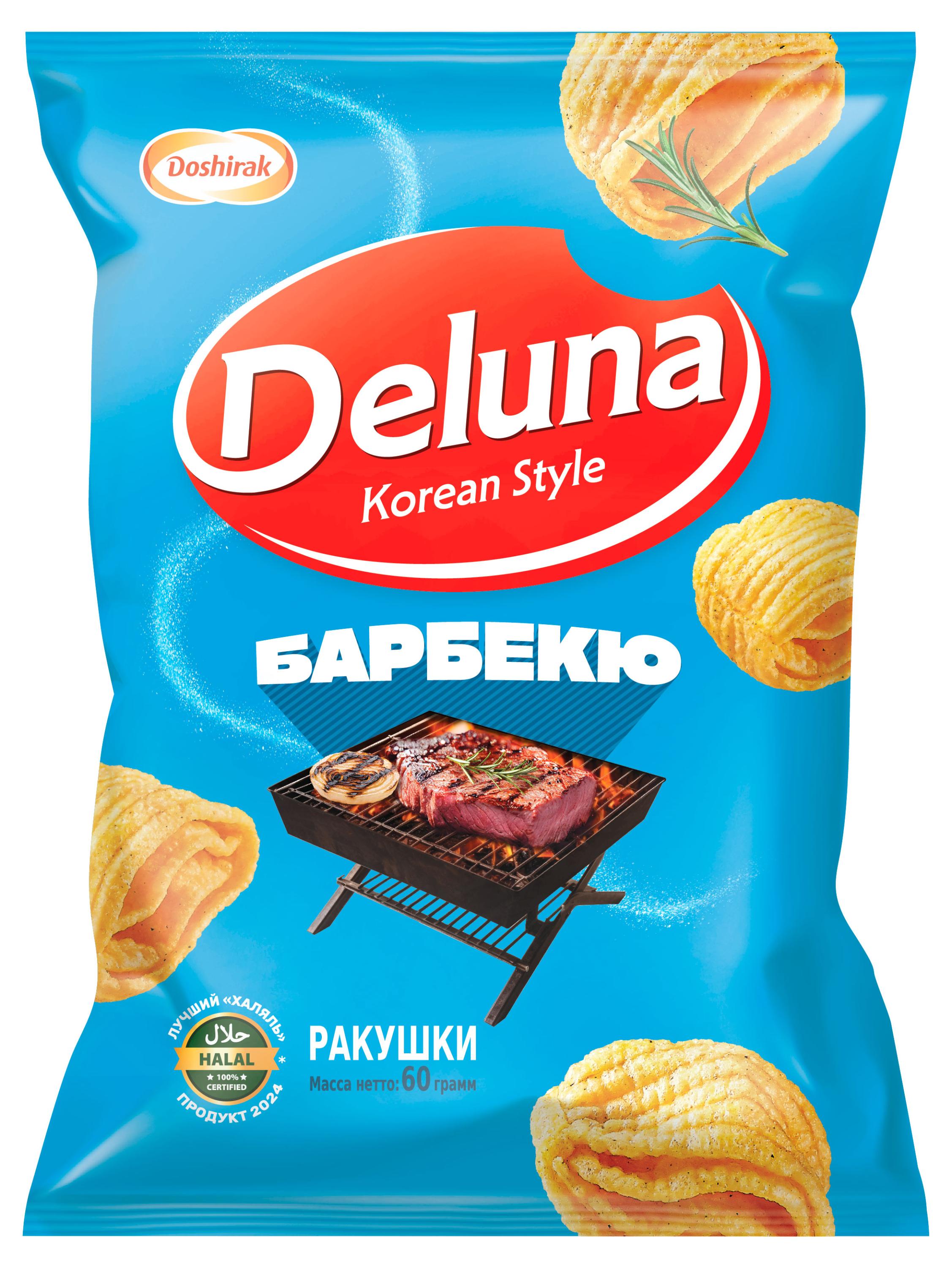 Изображение товара Снеки кукурузные Deluna Барбекю, 60 г