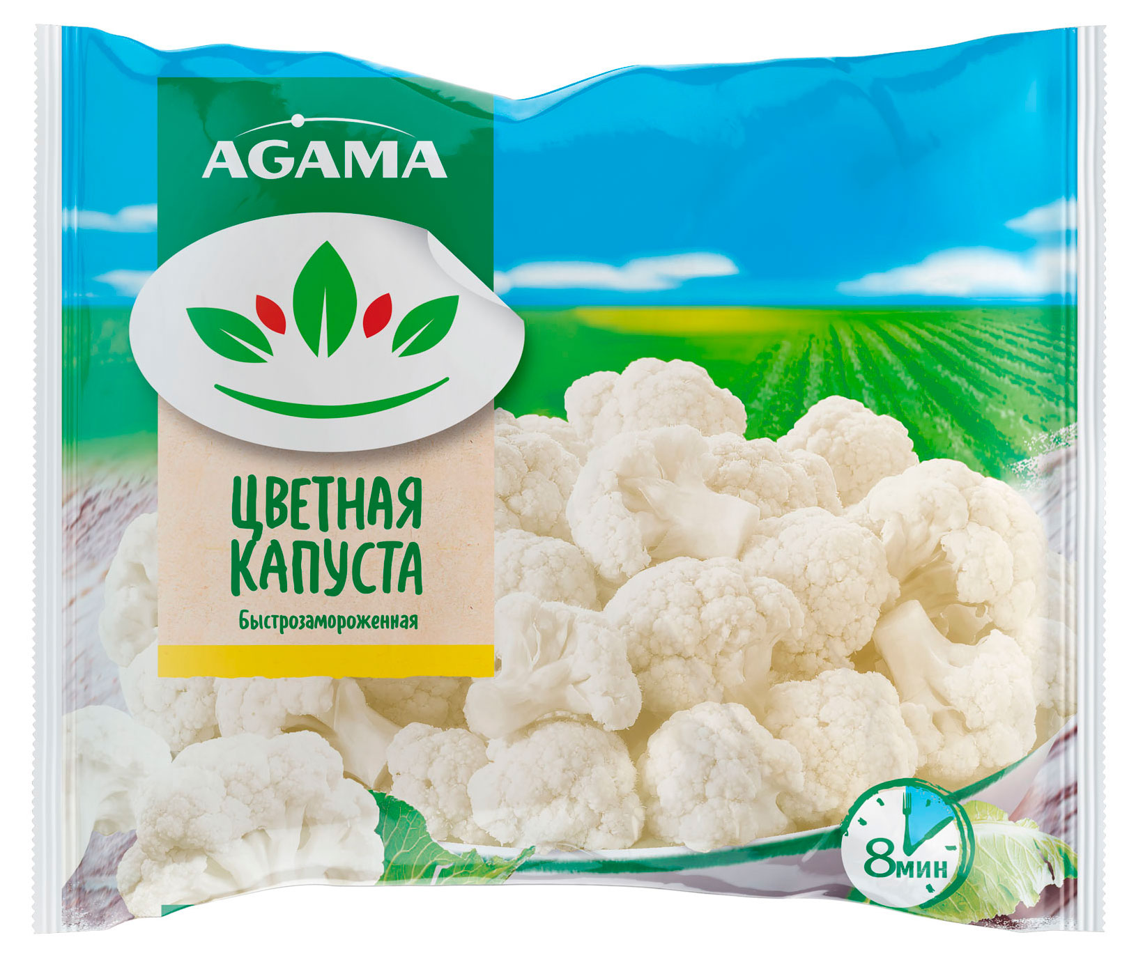 Изображение товара Овощная смесь Капуста цветная замороженная 400 г Agama