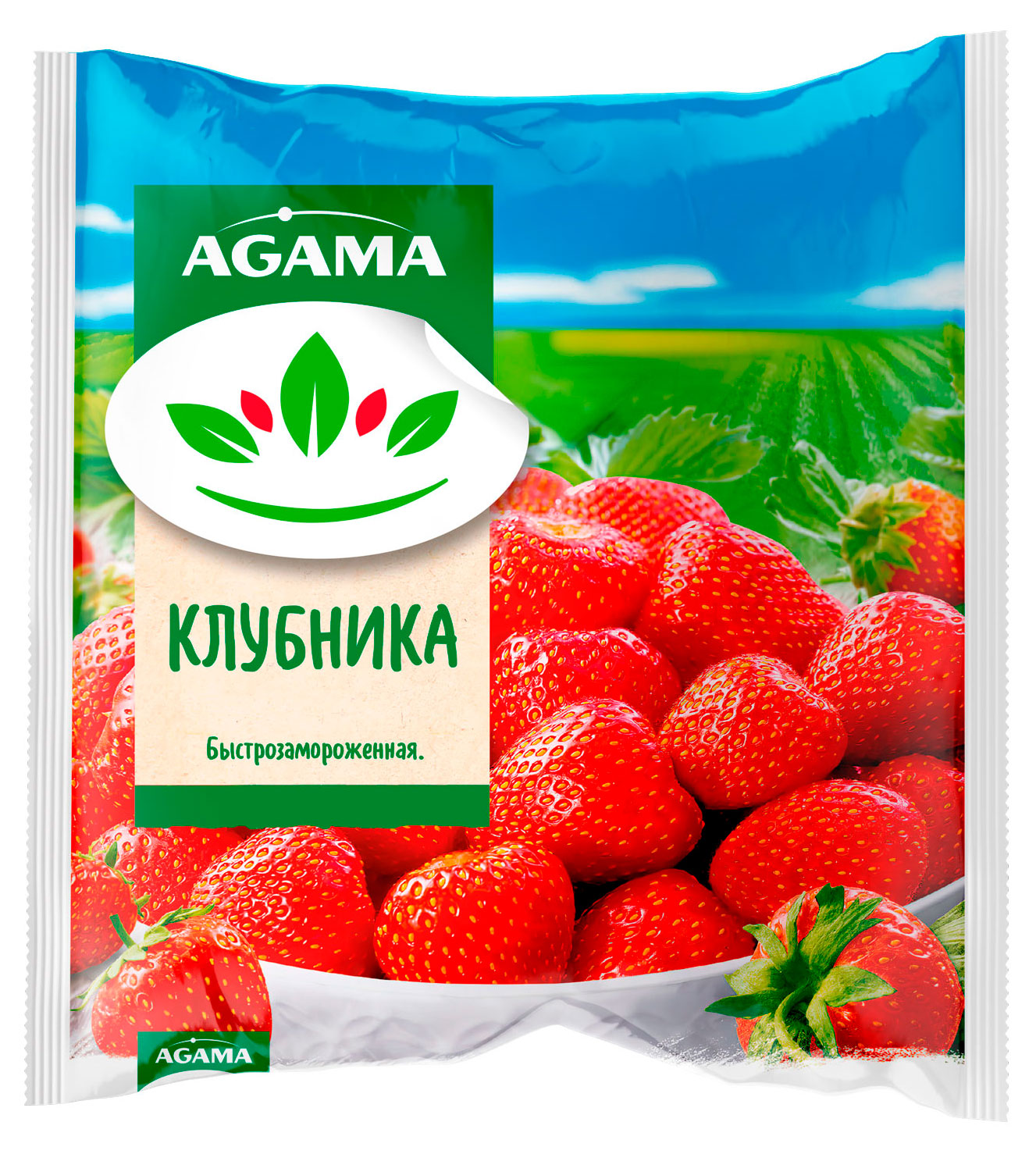 

Ягодная смесь Клубника Agama замороженная, 300 г