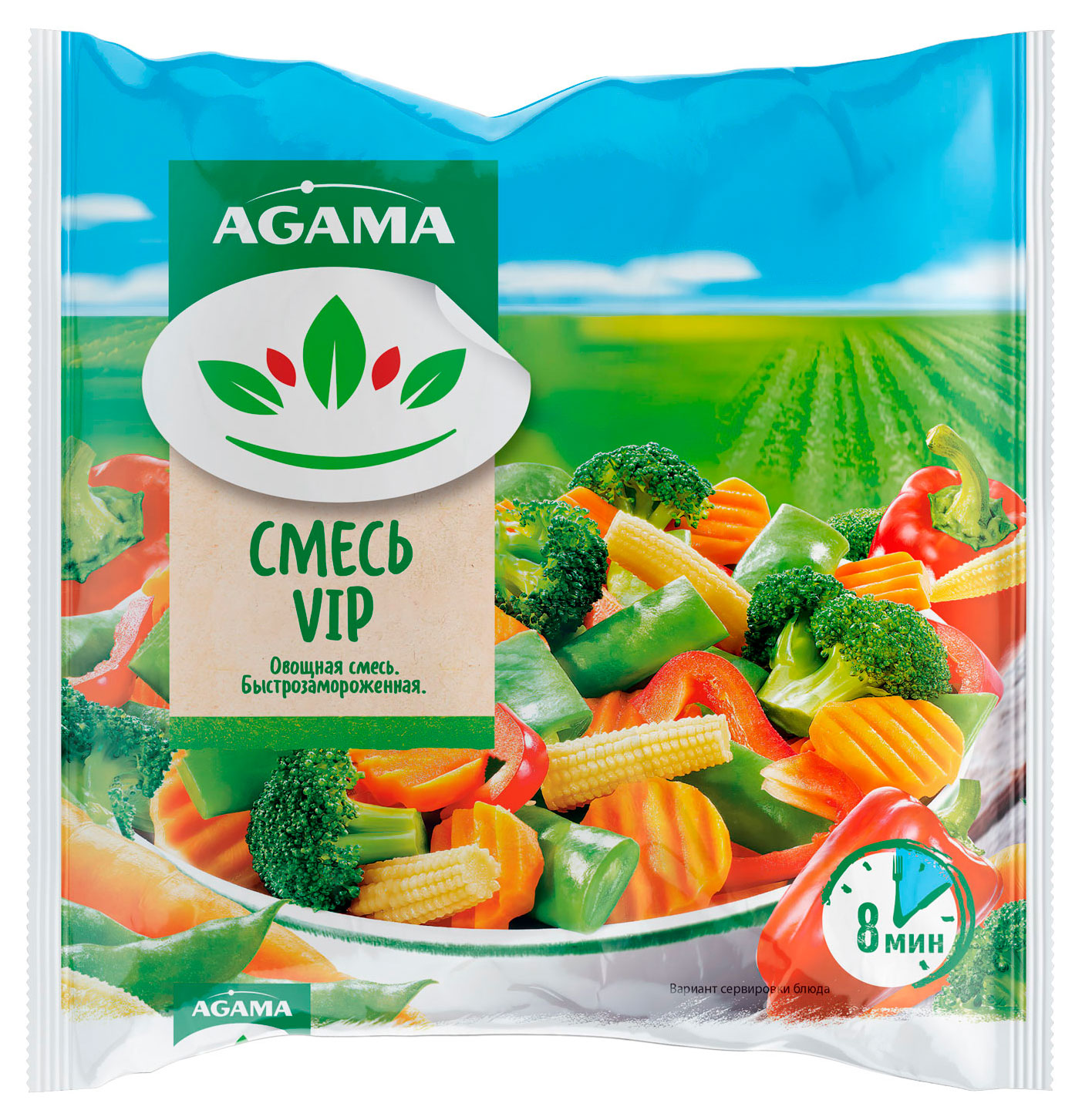 

Смесь овощная Agama VIP замороженная, 400 г