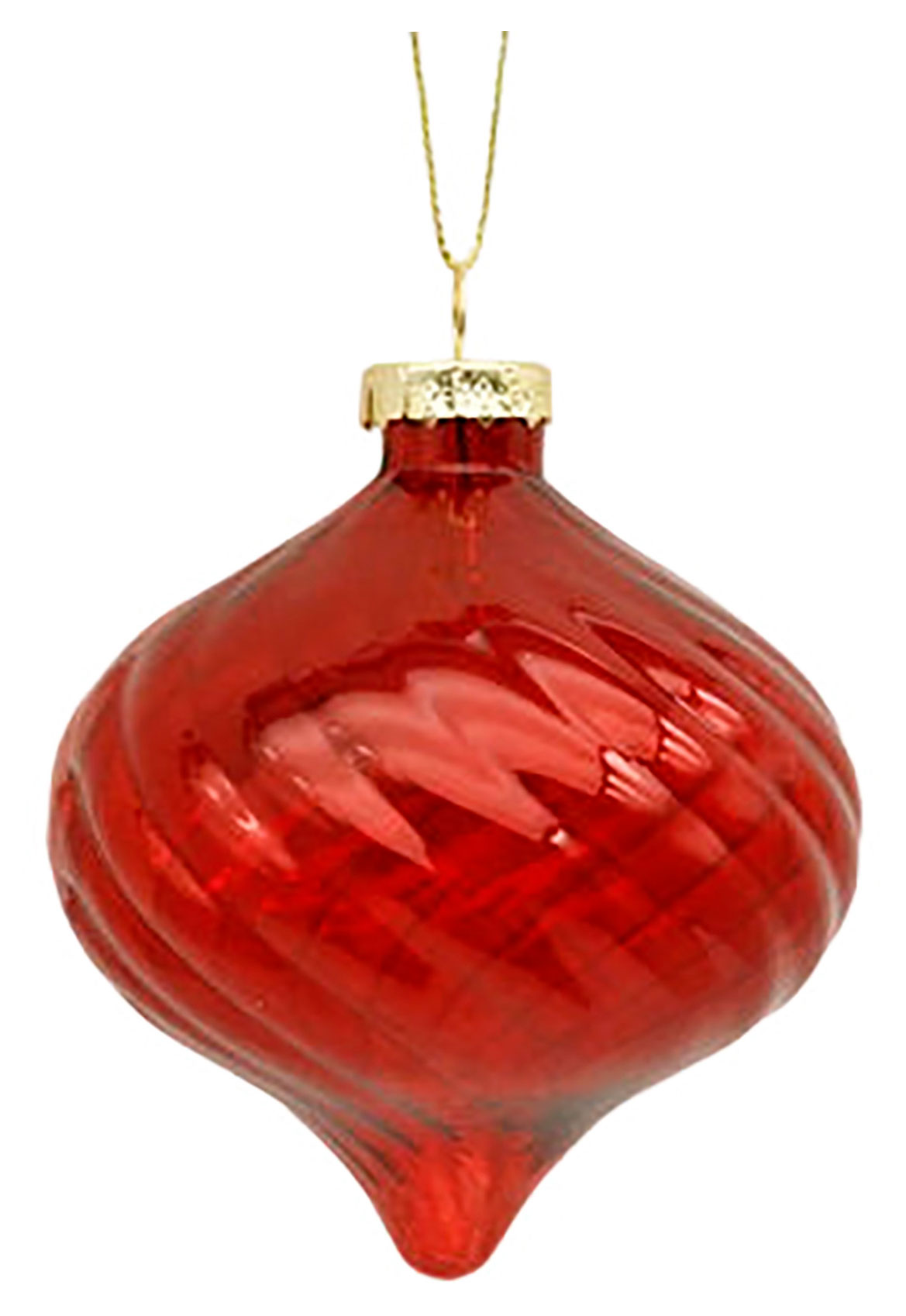 Изображение товара Елочный шар Actuel Вокруг света Спираль стекло 8 см