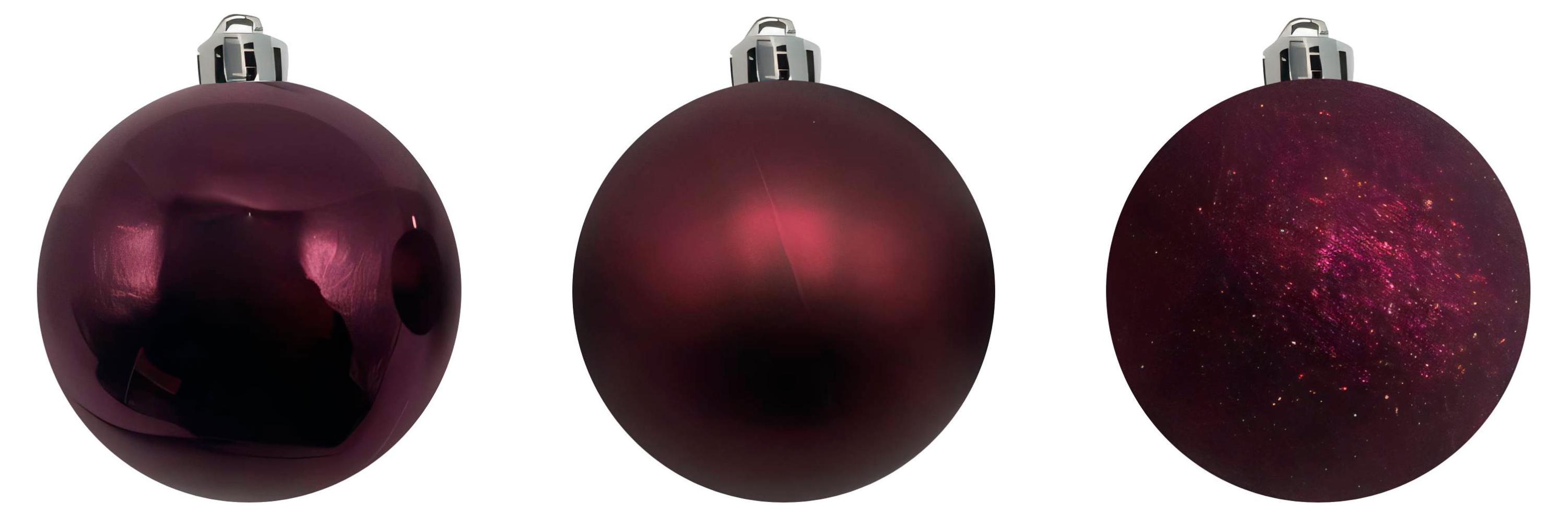 

Елочный шар Actuel Вокруг света бордовый 6 см, 1 шт в ассортименте