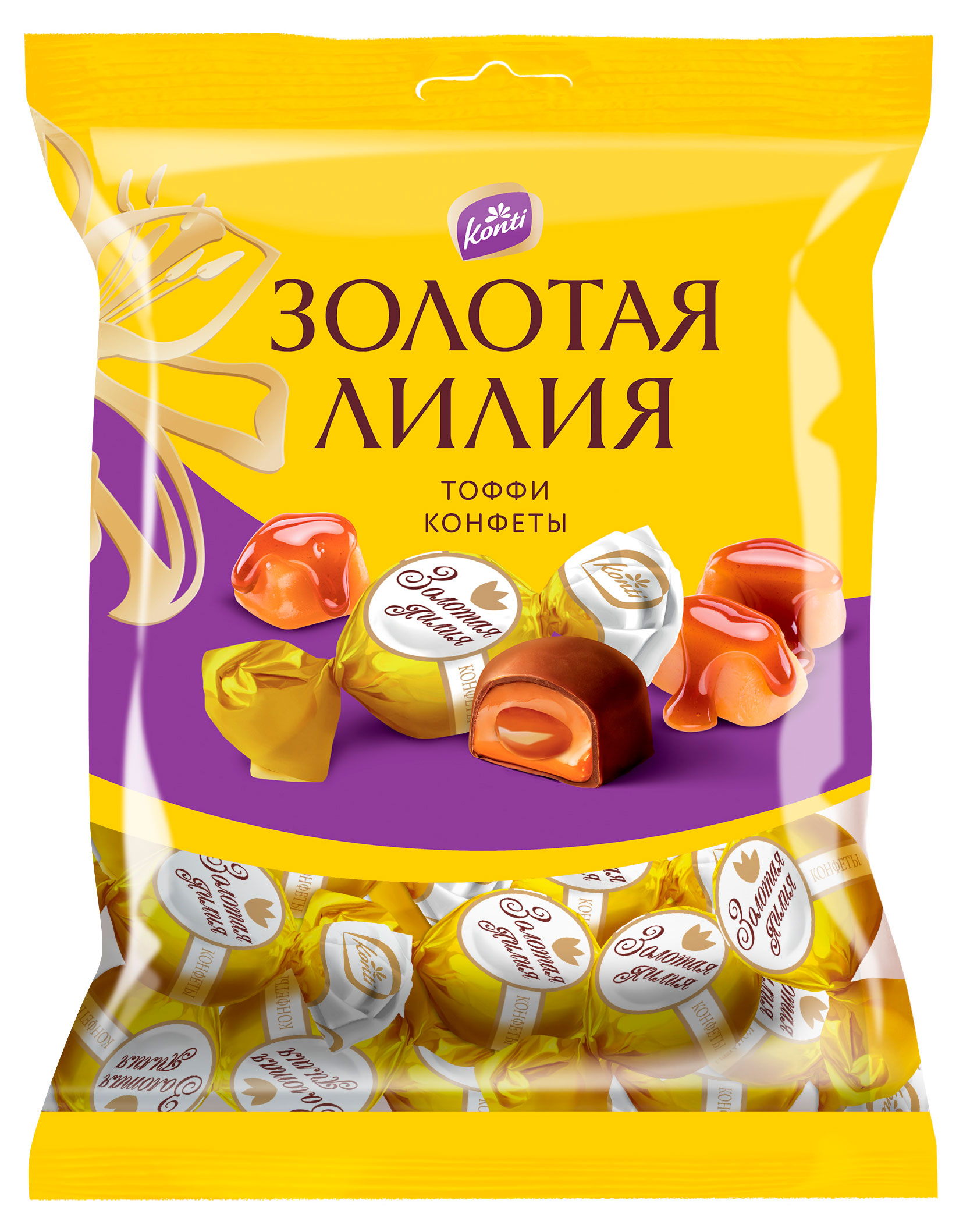 

Конфеты Konti Золотая лилия, 200 г