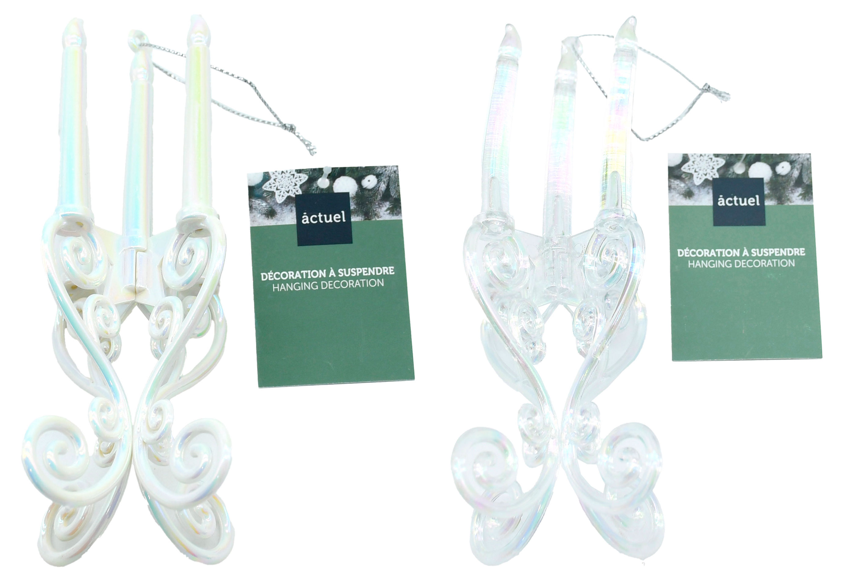 

Елочное украшение Actuel Золото театра Подвеска Подсвечник 14 см, 1 шт в ассортименте