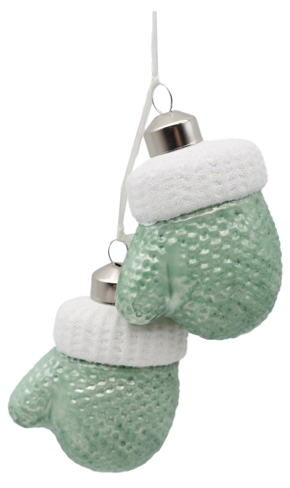 

Подвеска Розовый зефир Варежка стекло, 7,8 см