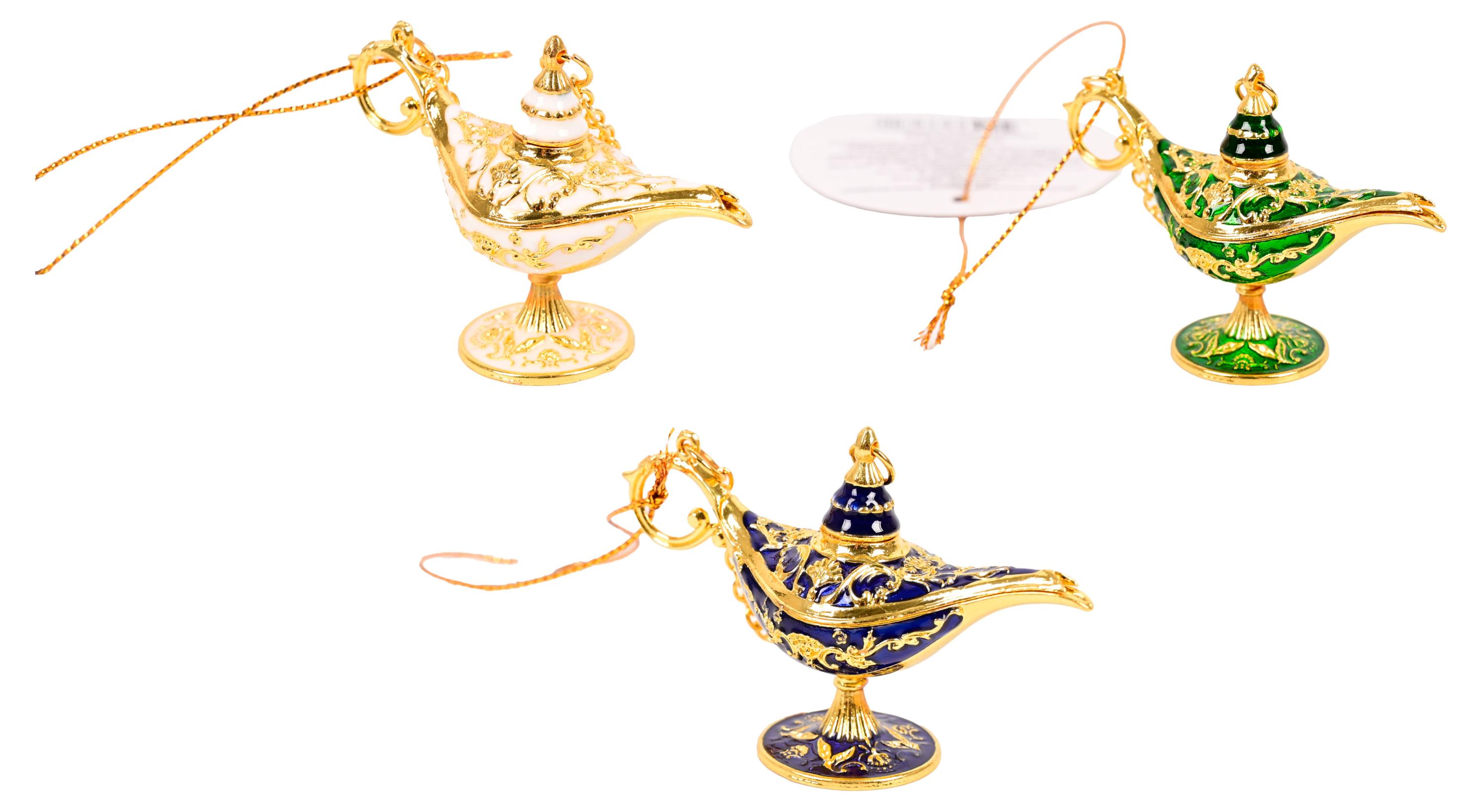 

Елочное украшение Вокруг света Подвеска Лампа металл 7 см, 1 шт в ассортименте