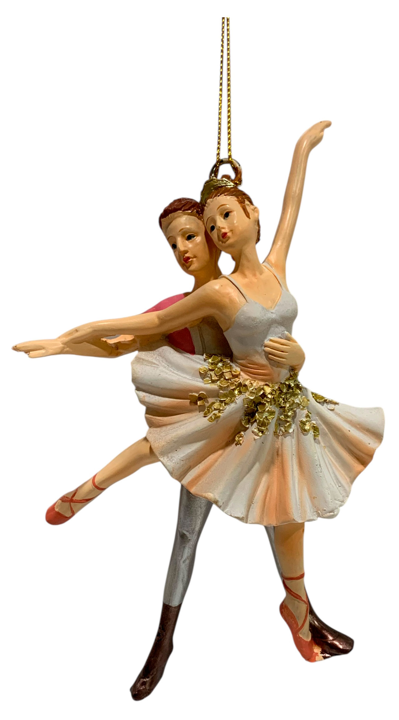 

Елочное украшение Золото театра Подвеска Танцоры, 13,5 см