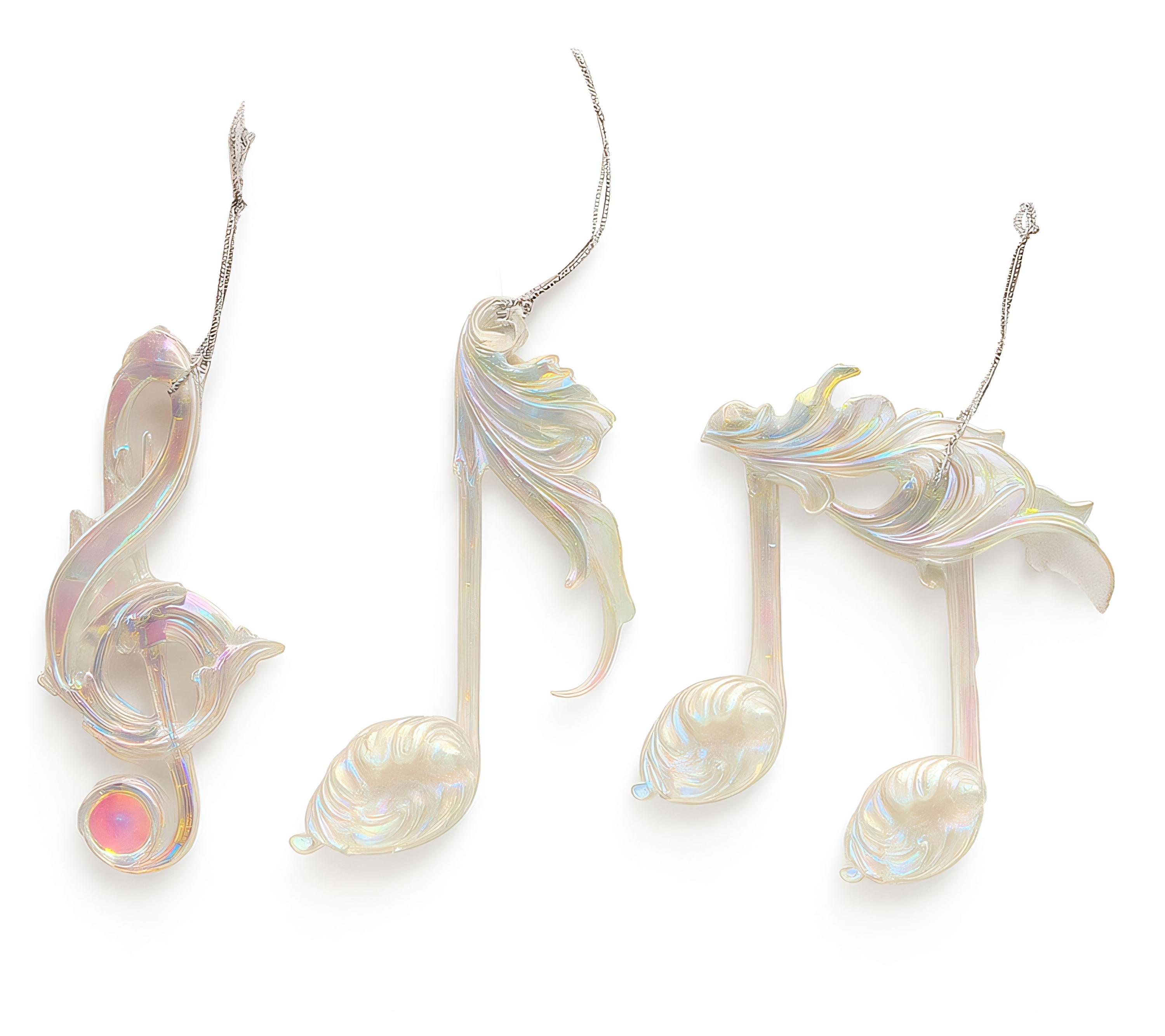 

Елочное украшение Actuel Золото театра Подвеска Ноты 11 см, 1 шт в ассортименте