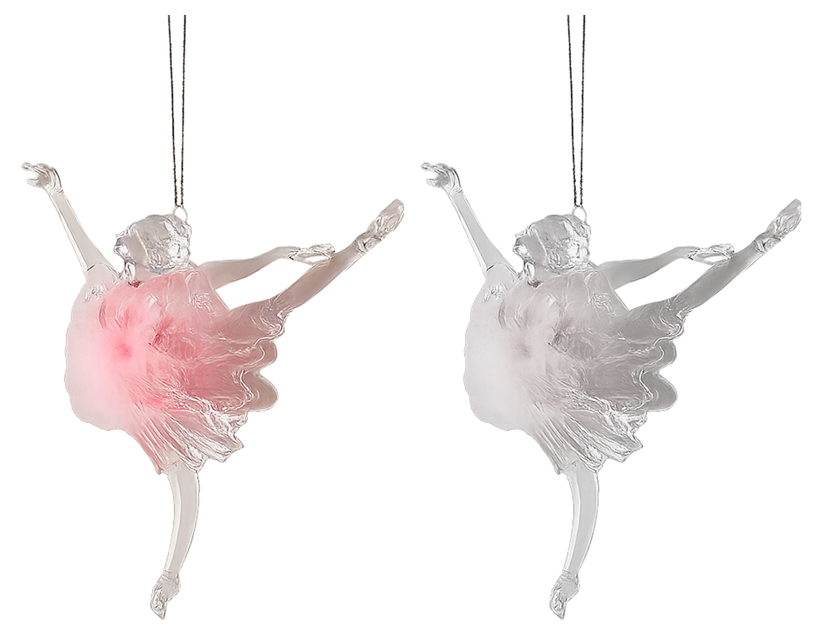 

Елочное украшение Actuel Розовый зефир Подвеска Балерина 12 см, 1 шт в ассортименте