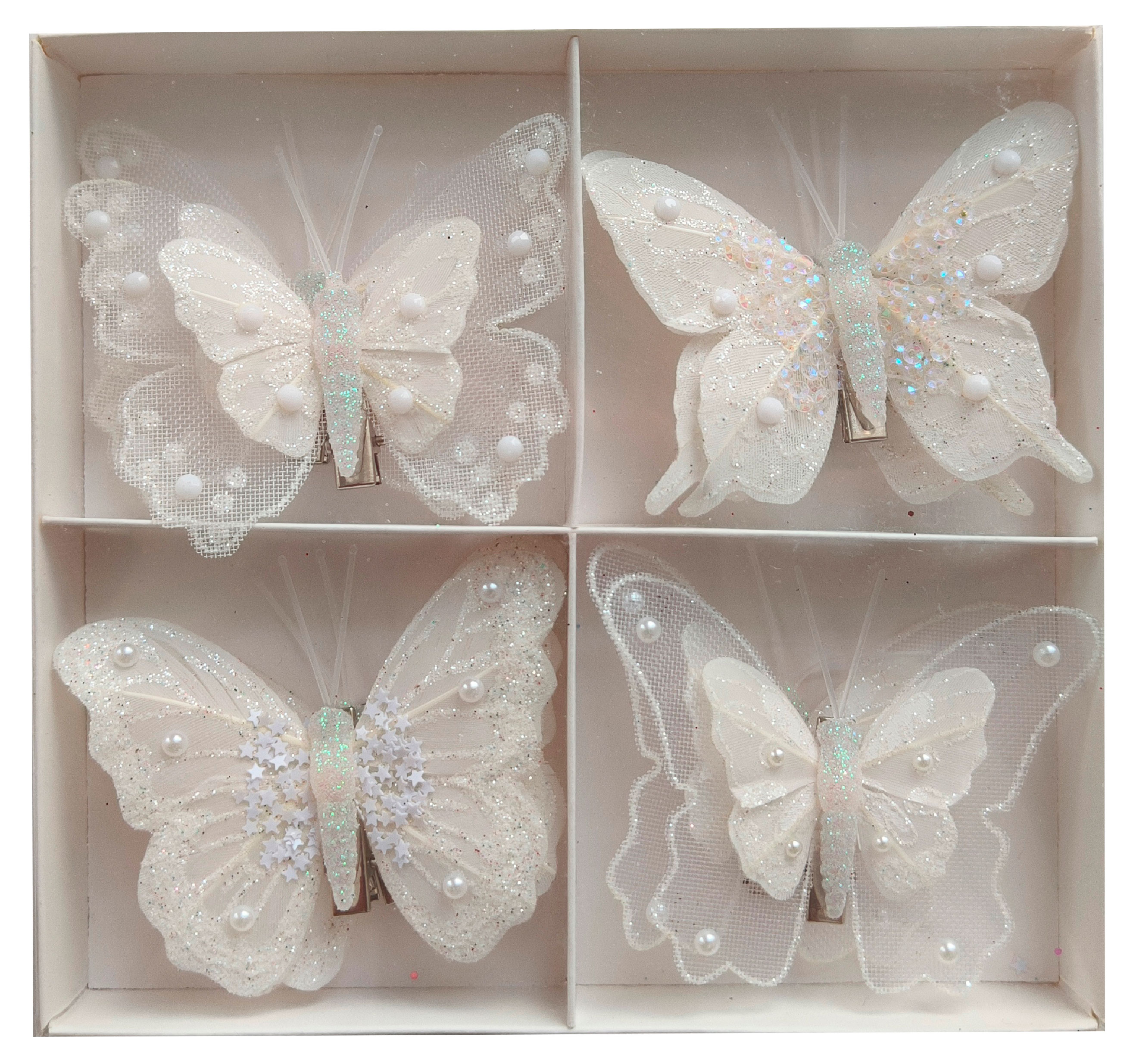 

Набор подвесок Actuel Вокруг света Бабочка на клипсе текстиль, 8 см