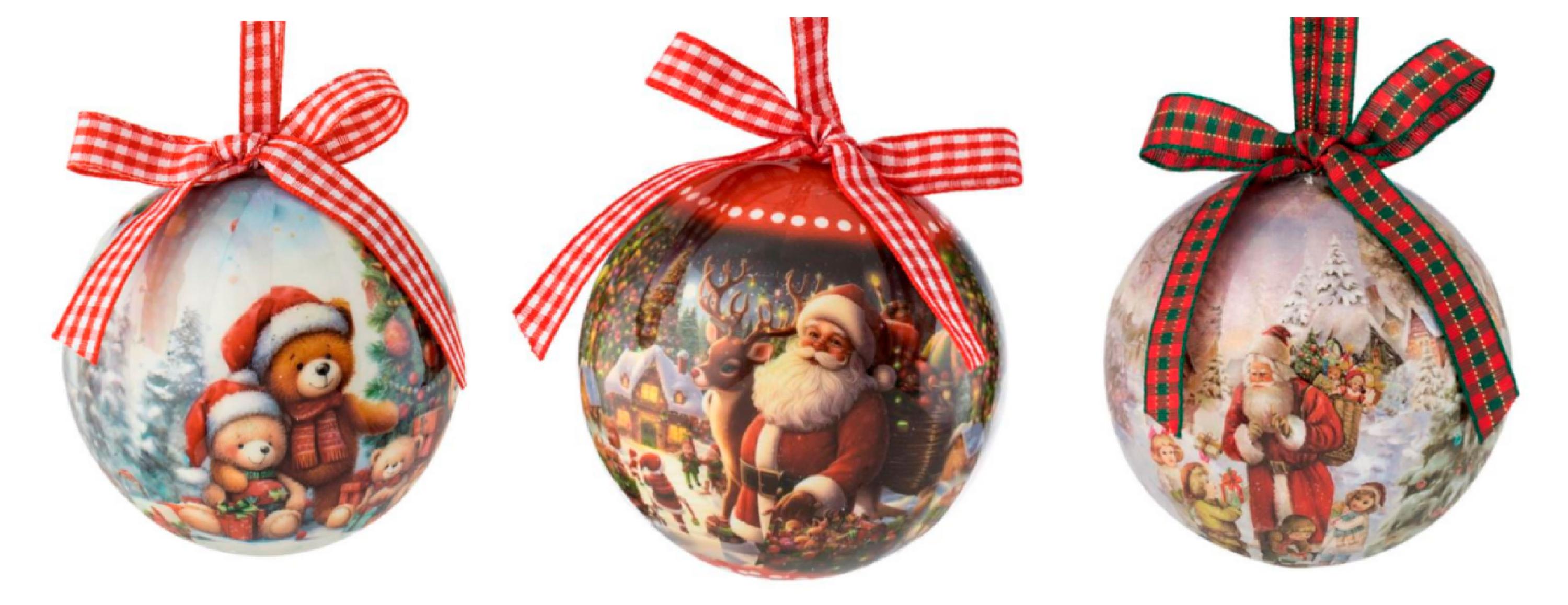 Изображение товара Елочный шар Actuel Путешествие вокруг света 8 см новогоднее украшение