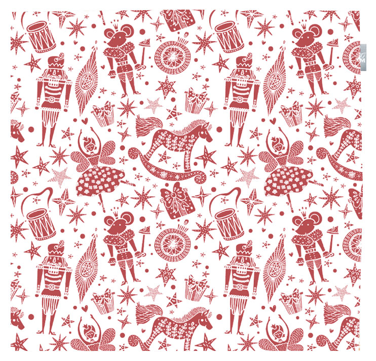 

Салфетка сервировочная Guten Morgen Щелкунчик бордо рогожка, 40х40 см