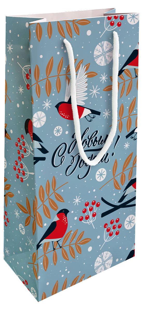 Изображение товара Подарочный бумажный пакет Be Smart 15x32 см ассортимент