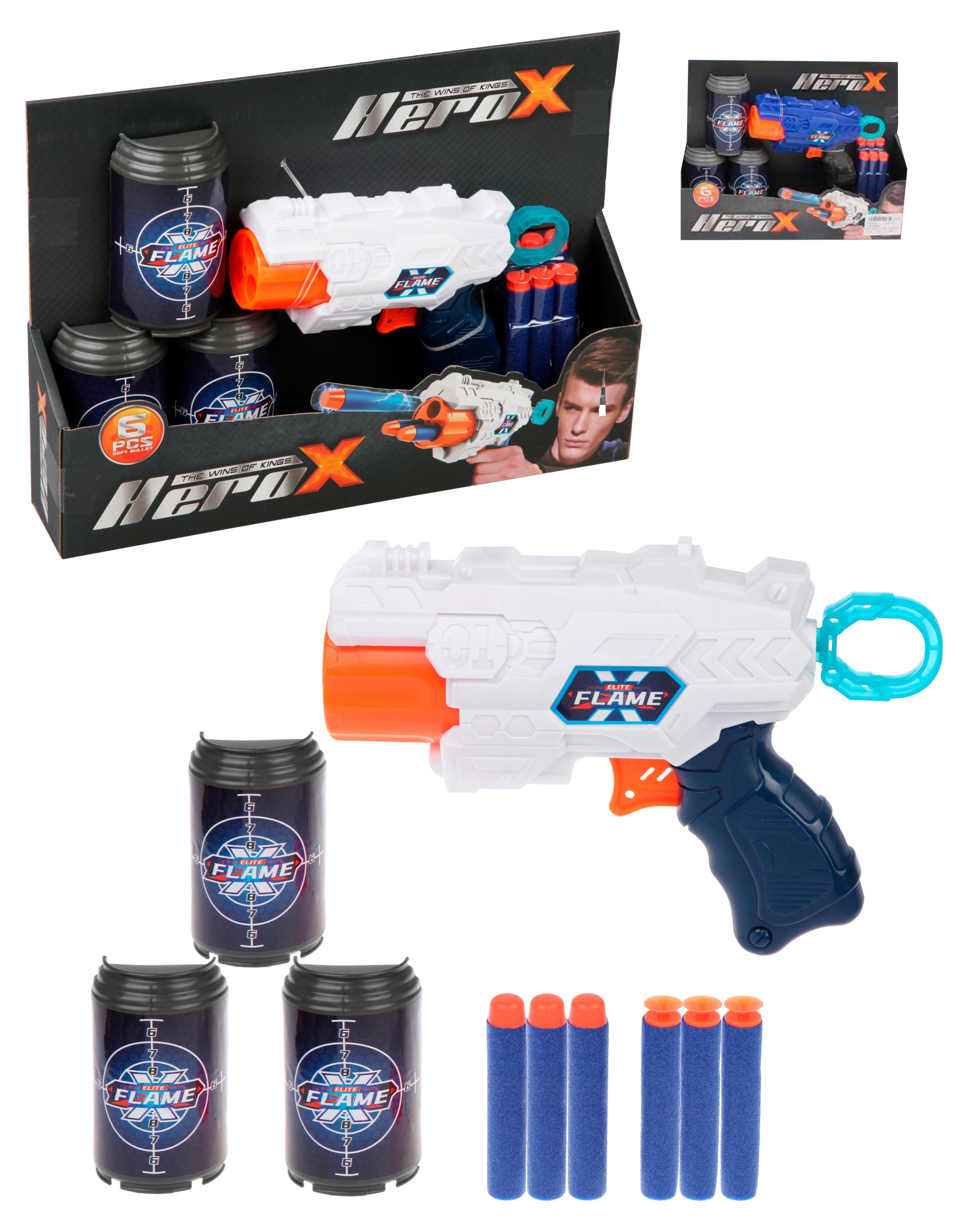 

Бластер Наша Игрушка с мягкими пулями, 1 шт в ассортименте