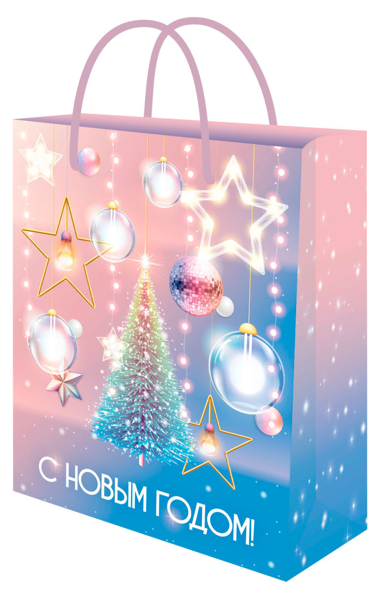 

Пакет подарочный Miland Шары 11,5x14,5x6 см, 1 шт в ассортименте