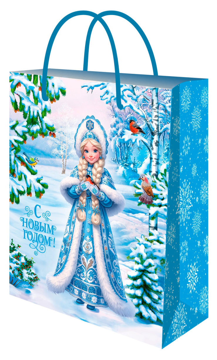 

Пакет подарочный Miland Новогодний 26x32x10 см, 1 шт в ассортименте