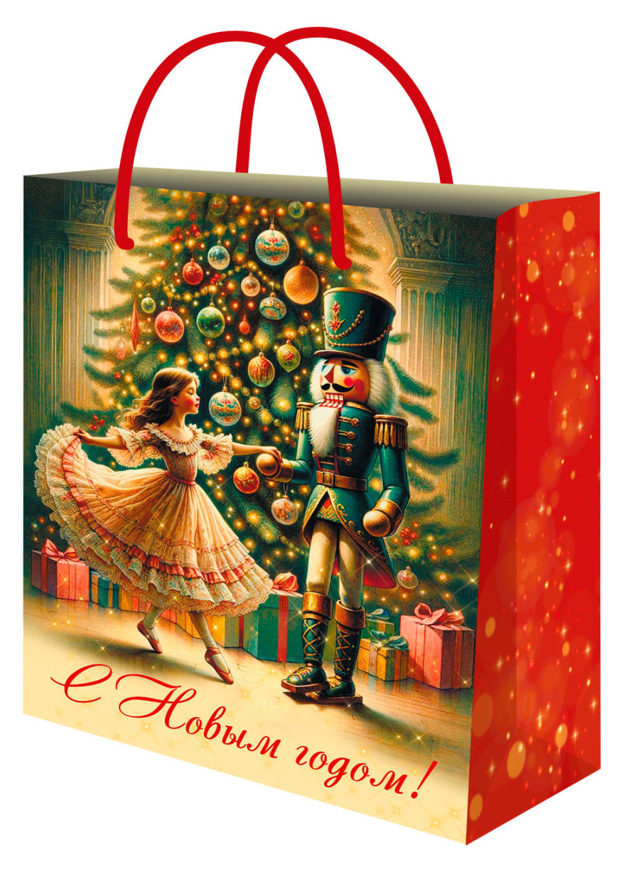 

Пакет подарочный Miland Сказка 18x23x10 см, 1 шт в ассортименте