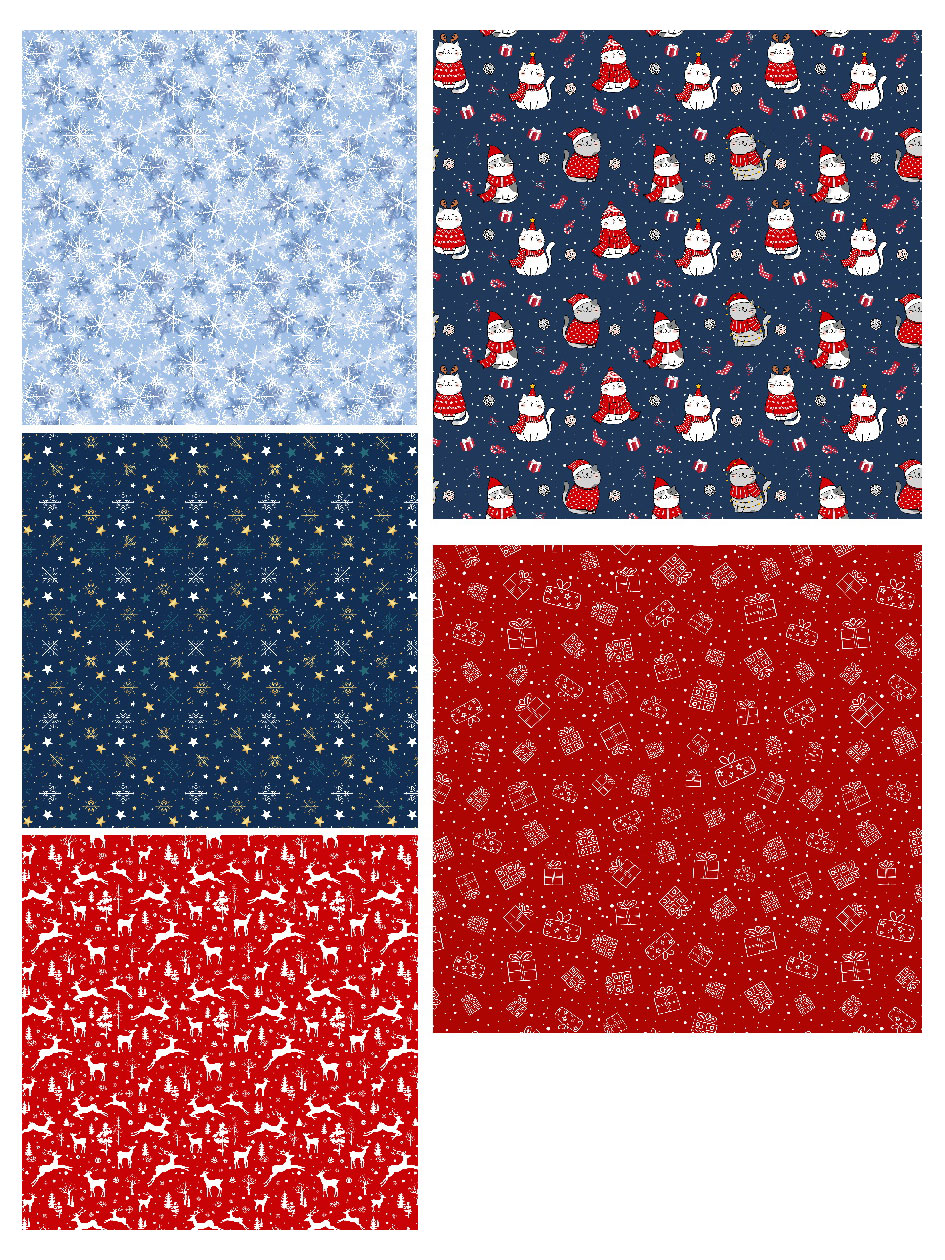 

Бумага упаковочная для подарков Miland Зимний вайб 70х100 см, 1 шт в ассортименте