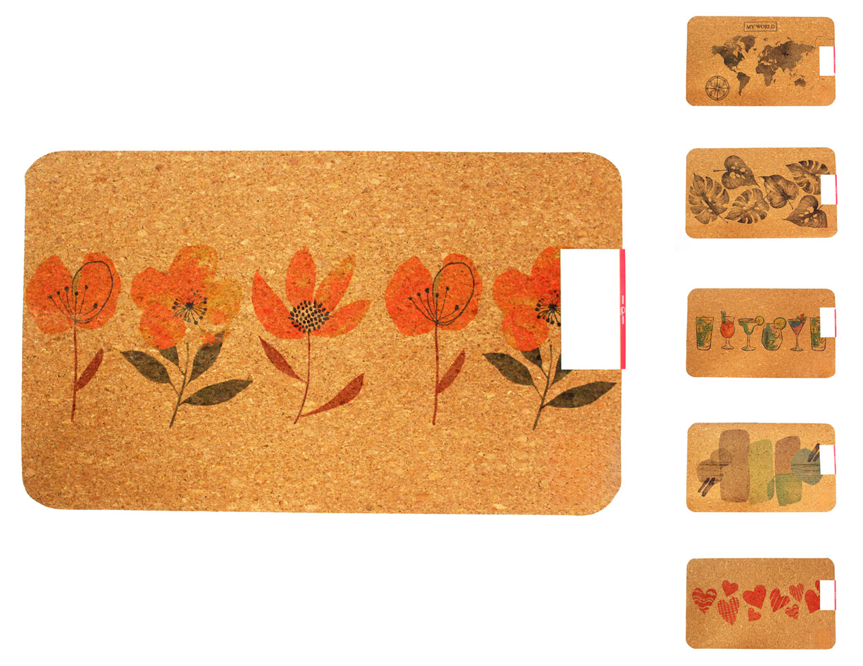 Изображение товара Интерьерный коврик Olivo Sughero 45х75 см натуральные материалы дизайн