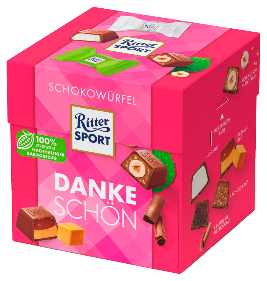 

Набор конфет из молочного шоколада Ritter Sport Большое спасибо, 176 г