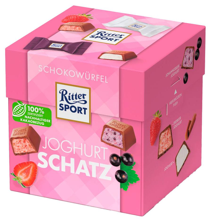 

Набор конфет из молочного шоколада Ritter Sport со вкусом йогурта, 176 г