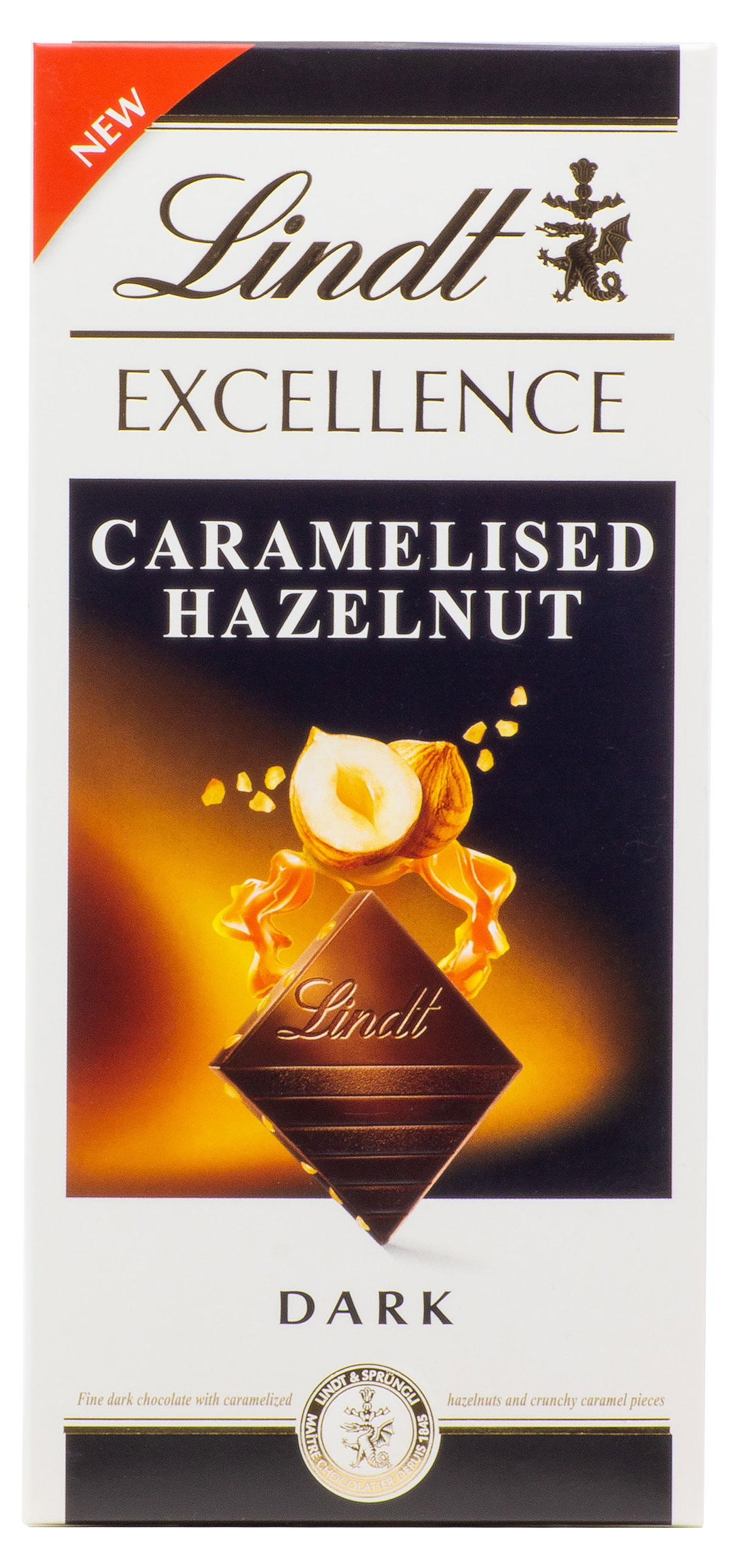 

Шоколад темный Lindt Excellence Карамелизированный фундук, 100 г