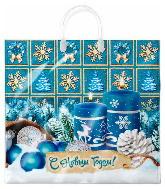 

Пакет подарочный АппликА пластиковый 38х35 см, 1 шт в ассортименте