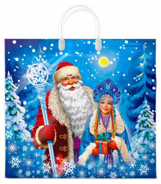 

Подарочный пакет АппликА пластиковый 40х44 см, 1 шт в ассортименте