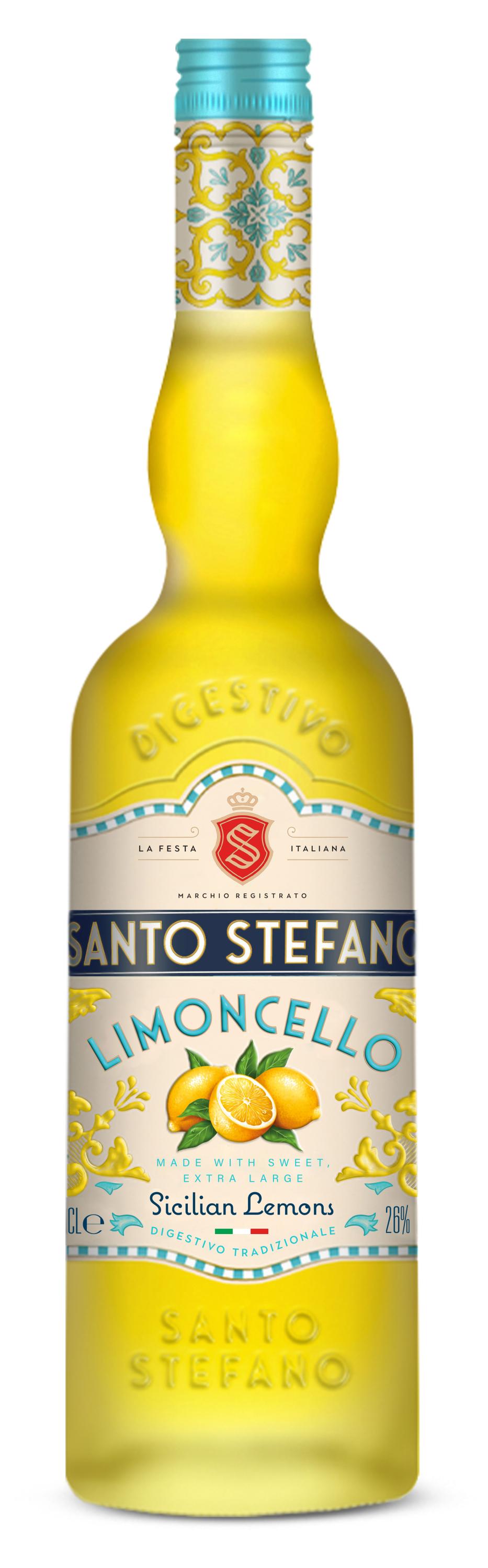 Изображение товара Ликер Santo Stefano Limoncello 0,5 л Россия натуральный цитрусовый вкус