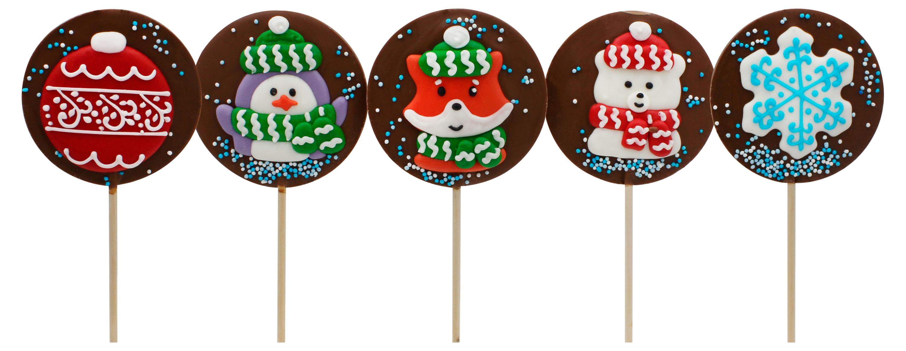 

Шоколад на палочке Piratmarmelad Новогоднее настроение, 35 г 1 шт в ассортименте