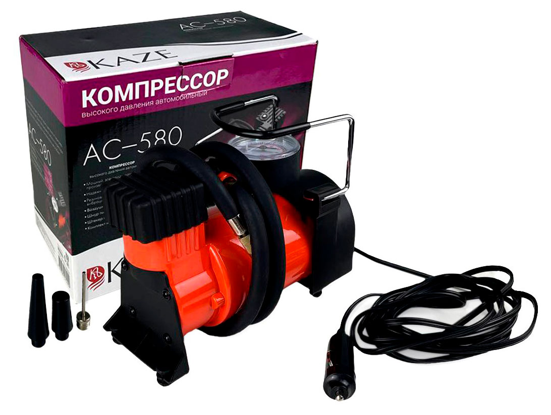 Изображение товара Компрессор автомобильный Kaze АC-580 - надежный помощник
