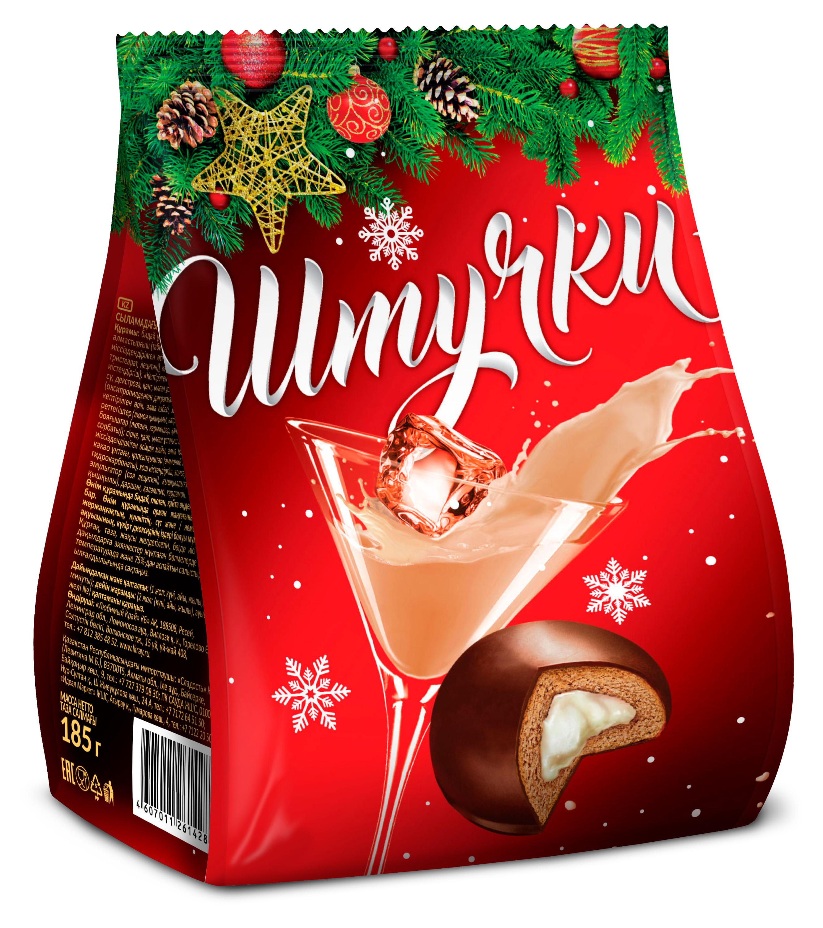 Изображение товара Пряники Штучки Ирландские сливки 185 г - вкусное лакомство и подарок