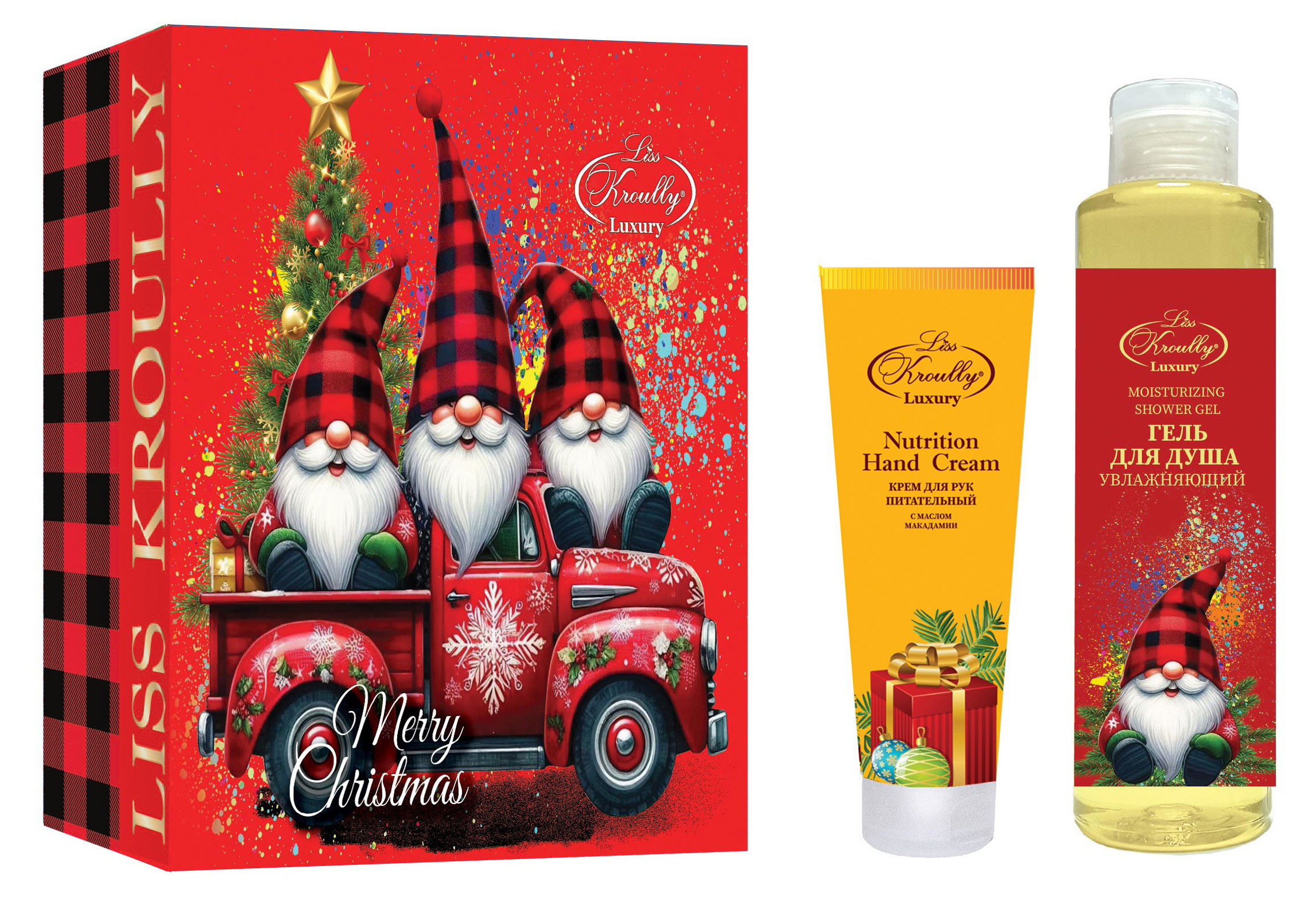 Изображение товара Подарочный набор Liss Kroully гель для душа 250 мл и крем для рук 75 мл