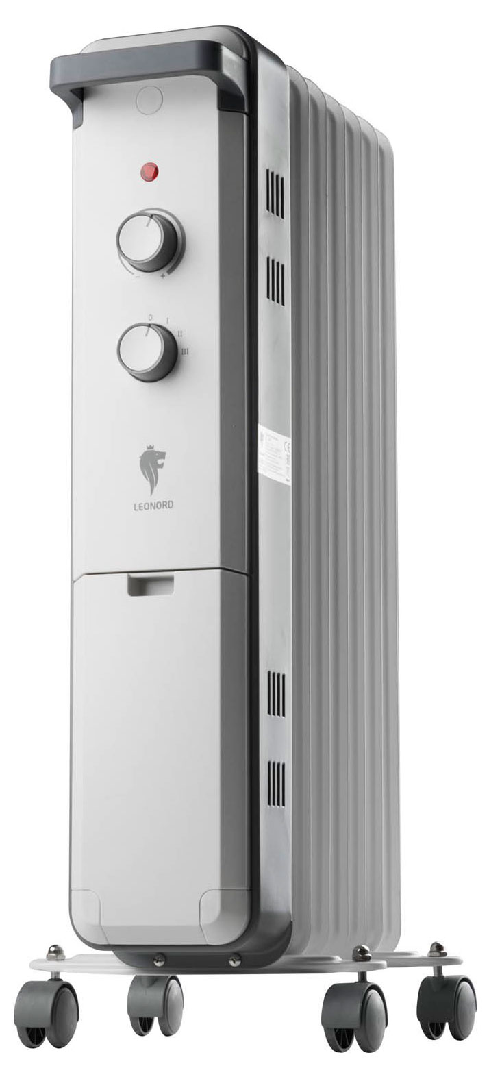 Изображение товара Масляный радиатор Leonord 2007 1500 Вт 7 секций защита от перегрева