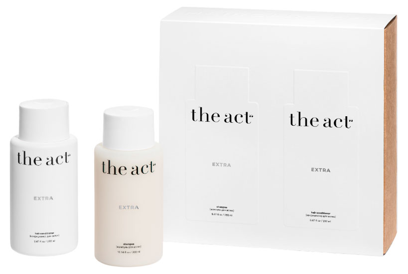 Изображение товара Набор подарочный для ухода за волосами The Act  Extra Шампунь 280 мл + Кондиционер 280 мл