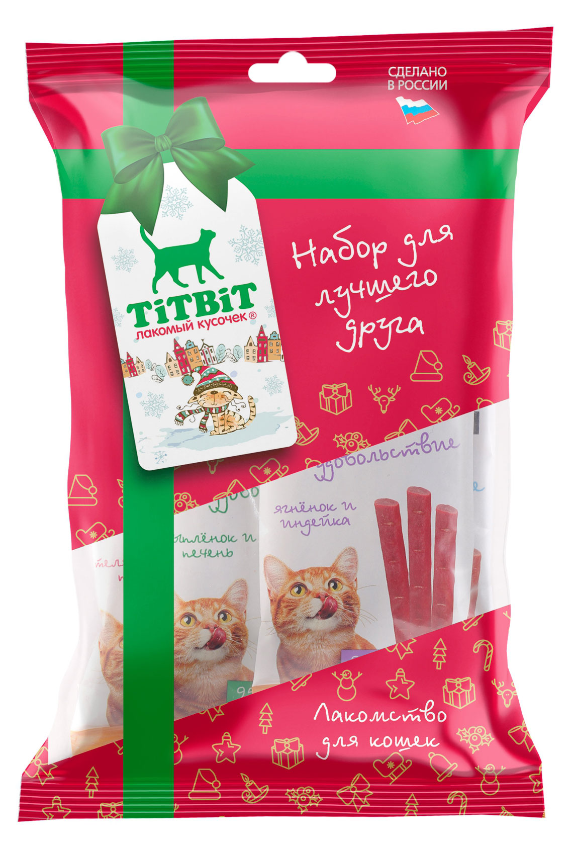 Изображение товара Лакомство для кошек TiTBiT Двойное удовольствие, 4х45 г