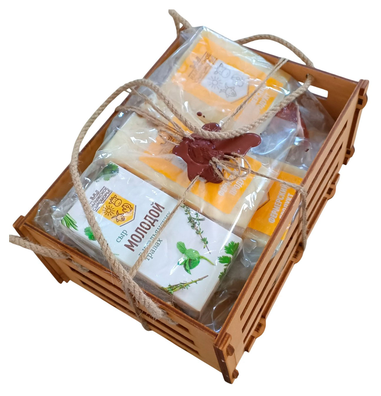 

Набор сыров Калужское Сыроморье 5 сыров, 700 г