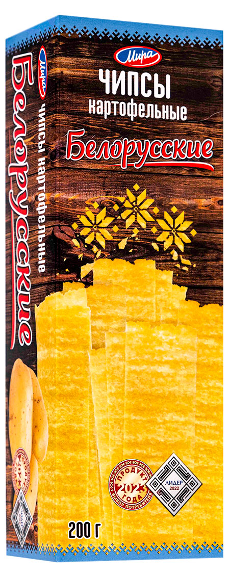 

Чипсы картофельные Мира Белорусские Классические без добавок, 200 г
